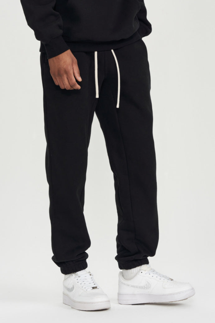 Pantaloni da jogging in pile premium con coulisse regolabile