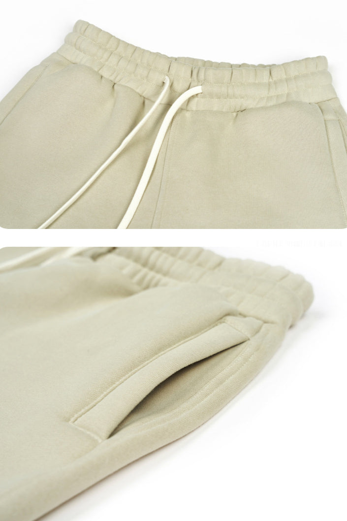 Pantaloni da jogging in pile premium con coulisse regolabile