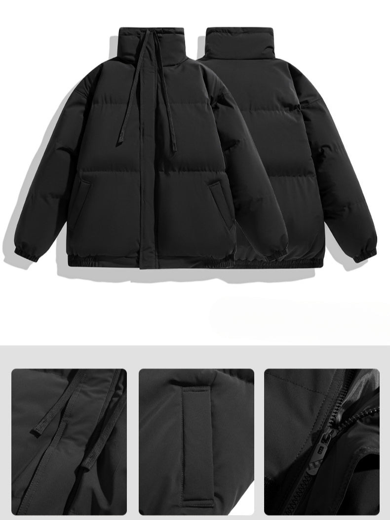 Gesteppte Winterjacke Damen kurze Daunenjacke Outdoor Übergangsjacke 