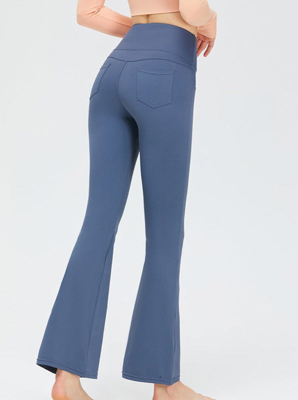 Bell-Bottom Hip-Lifting Slim-Flared Yoga Pants