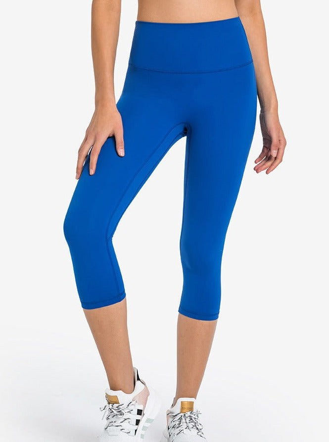 Royal Blue Stretchable High Waist Exercise Yoga Pants