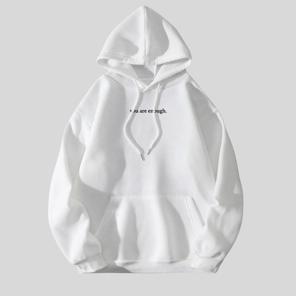 Warm Soft Letter Printed Pullover Hoodie Sweatshirt