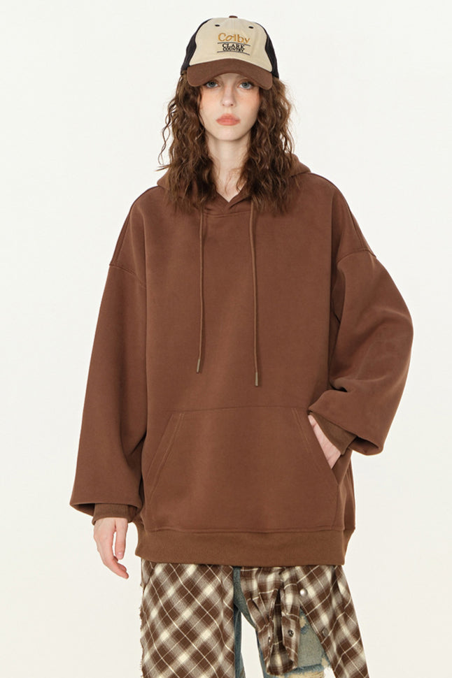 Oversize Hoodie Damen Linien Unisex Komfort Kapuzenpullover