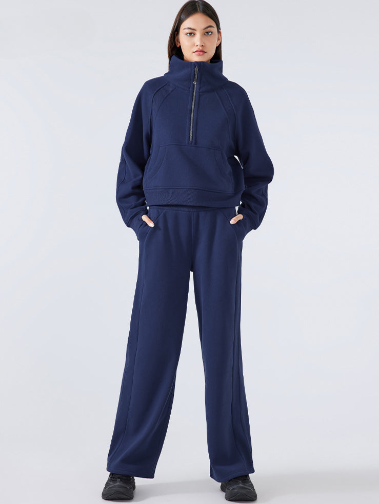 Pantaloni da jogging con coulisse blu navy